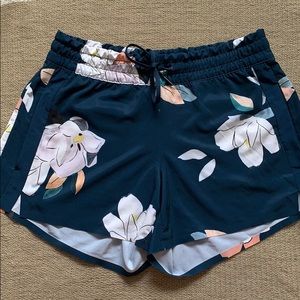 Athleta flower print shorts
